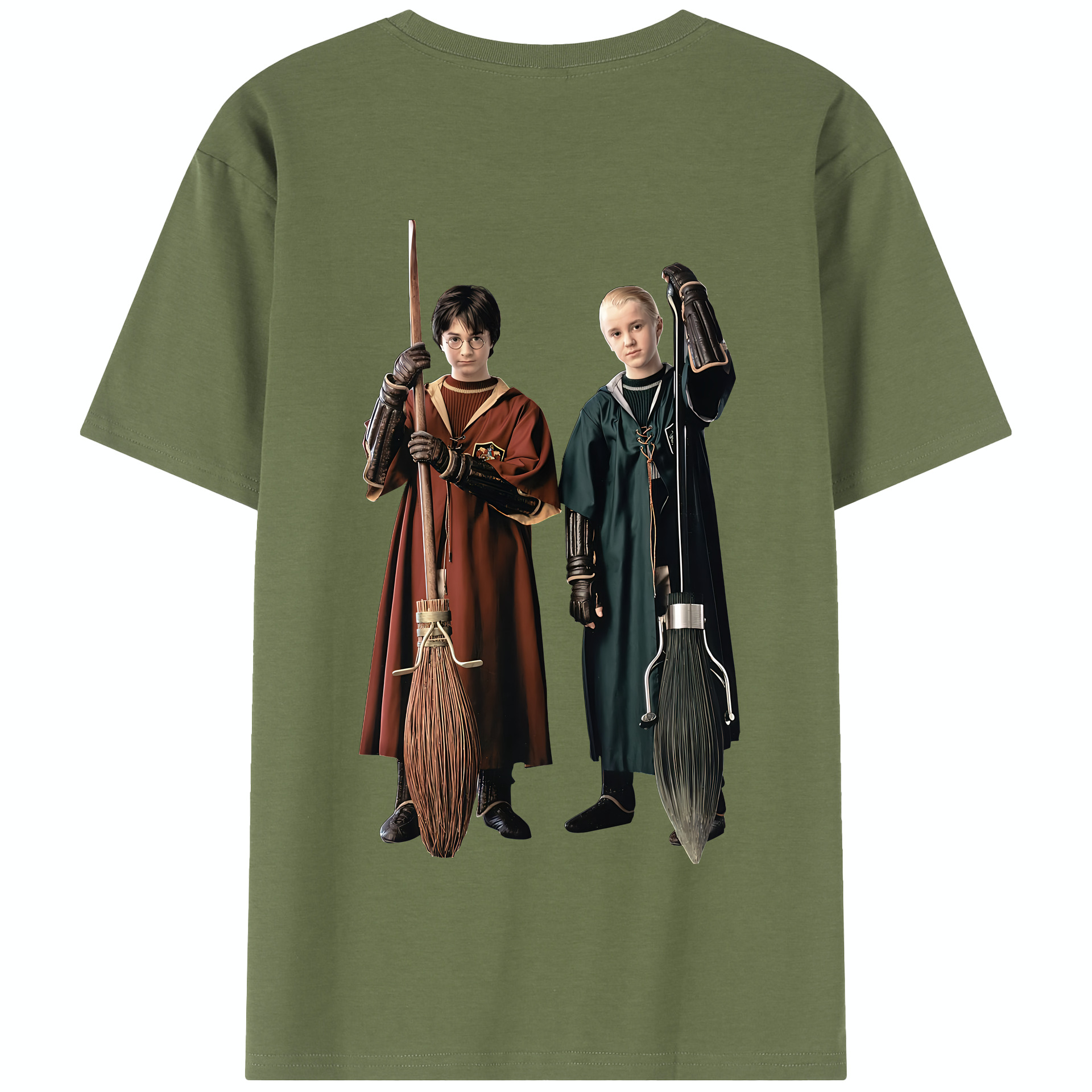 （画像用） Harry Potter ハリー・ポッターシリーズ 綿100％半袖Tシャツ（背面プリント）